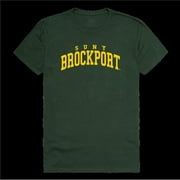 State University of   York at Potsdam Brockport Golden Eagles College T-Shirt, Forest Green - Extra Large