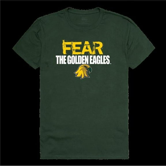 State University of   York at Potsdam Brockport Golden Eagles Fear College T-Shirt, Forest Green - Extra Large