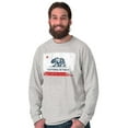 thumbnail image 1 of State of California Distressed Flag Long Sleeve TShirt Men Women Brisco Brands X, 1 of 6