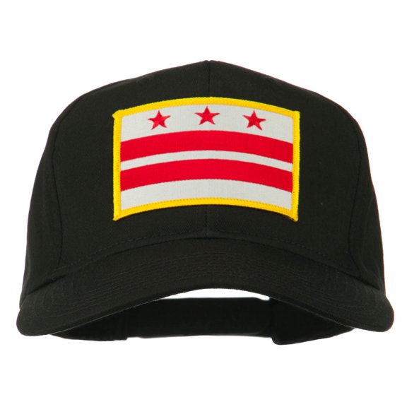 State of DC Embroidered Patch Cap - Black OSFM