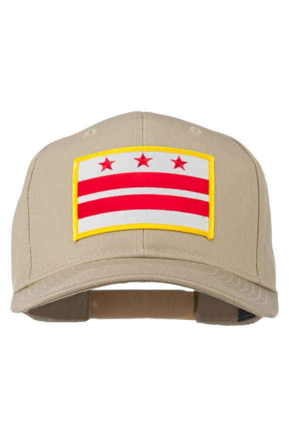 State of DC Embroidered Patch Cap - Khaki OSFM