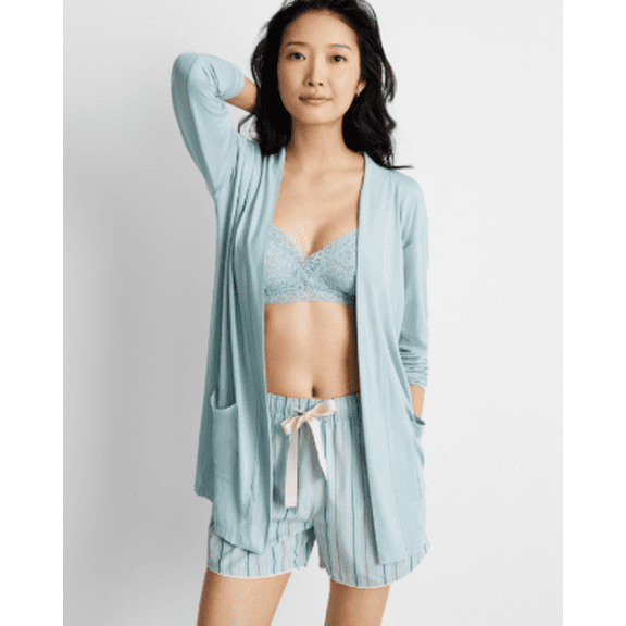 State of Day Women's Knit Open Front Cardigan, Created for Macy's - Gray Mist Small