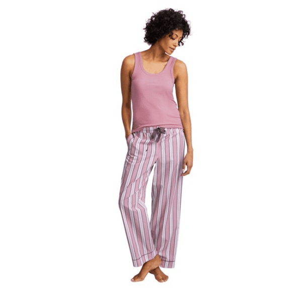 State of Day Women's Printed Poplin Pajama Pants Xs-3X, Created for Macy's - Mauve Orchid Medium