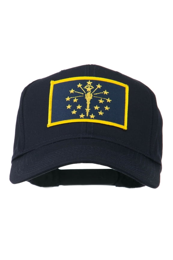 State of Indiana Embroidered Patch Cap - Navy OSFM
