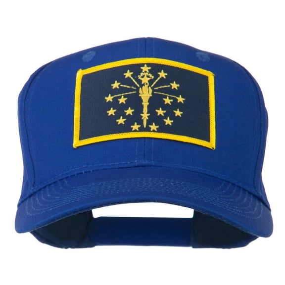 State of Indiana Embroidered Patch Cap - Royal OSFM