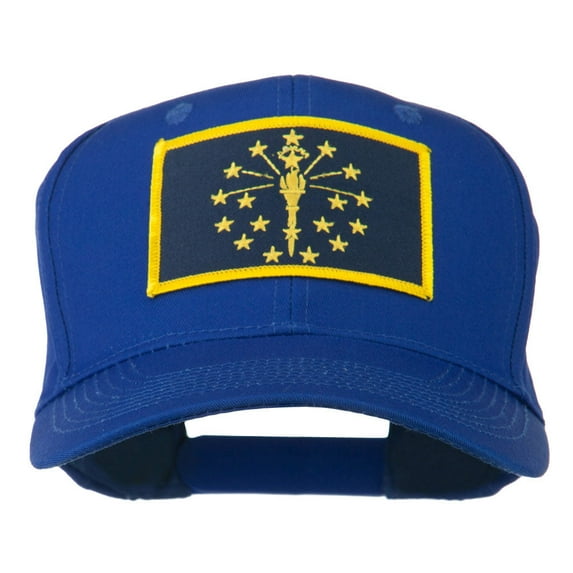 State of Indiana Embroidered Patch Cap - Royal OSFM