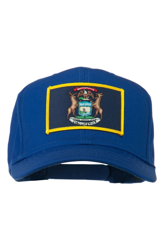 State of Michigan Embroidered Patch Cap - Royal OSFM