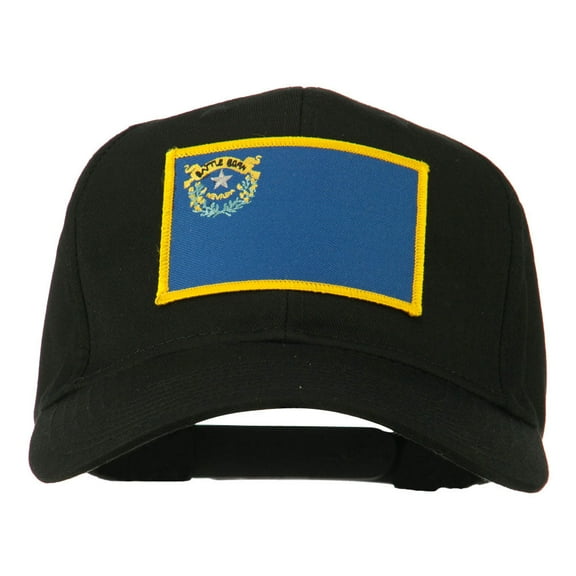 State of Nevada Embroidered Patch Cap - Black OSFM