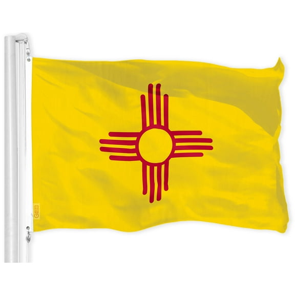 State of New Mexico Flag 3x5 FT 150D House Banner Super Polyester Grommets
