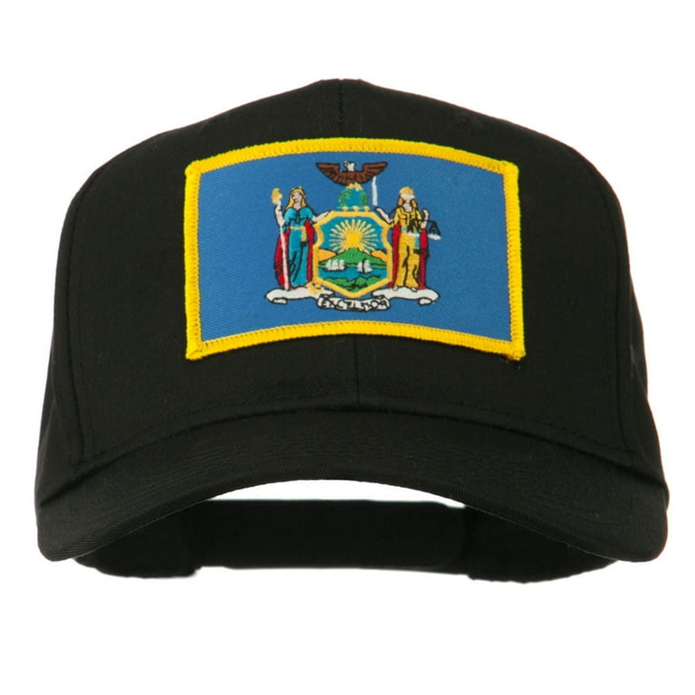 State of New York Embroidered Patch Cap Black OSFM