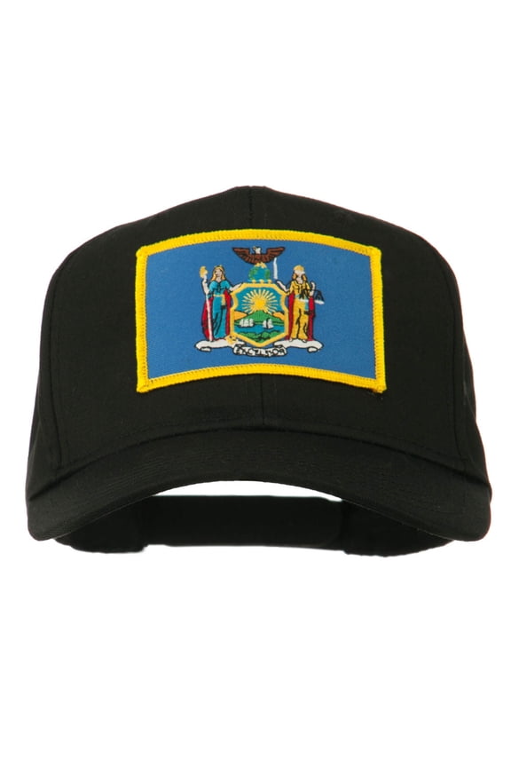 State of New York Embroidered Patch Cap - Black OSFM