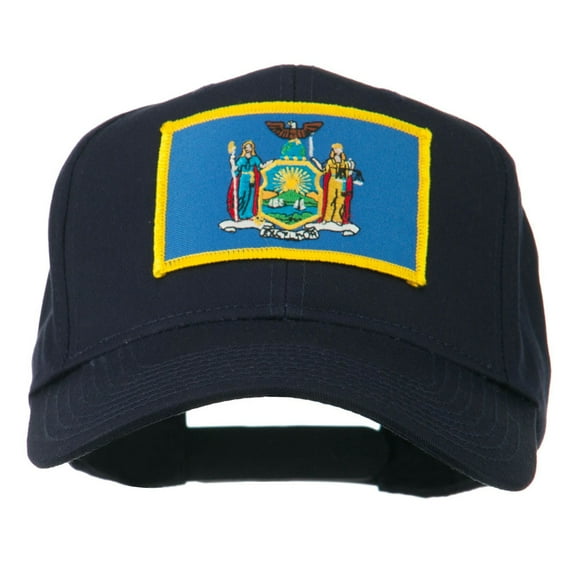 State of New York Embroidered Patch Cap - Navy OSFM