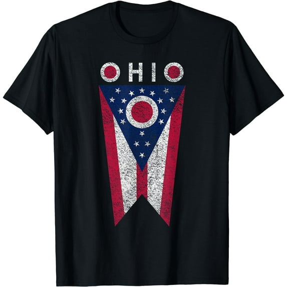 State of Ohio Burgee Flag -- The Buckeye State T-Shirt