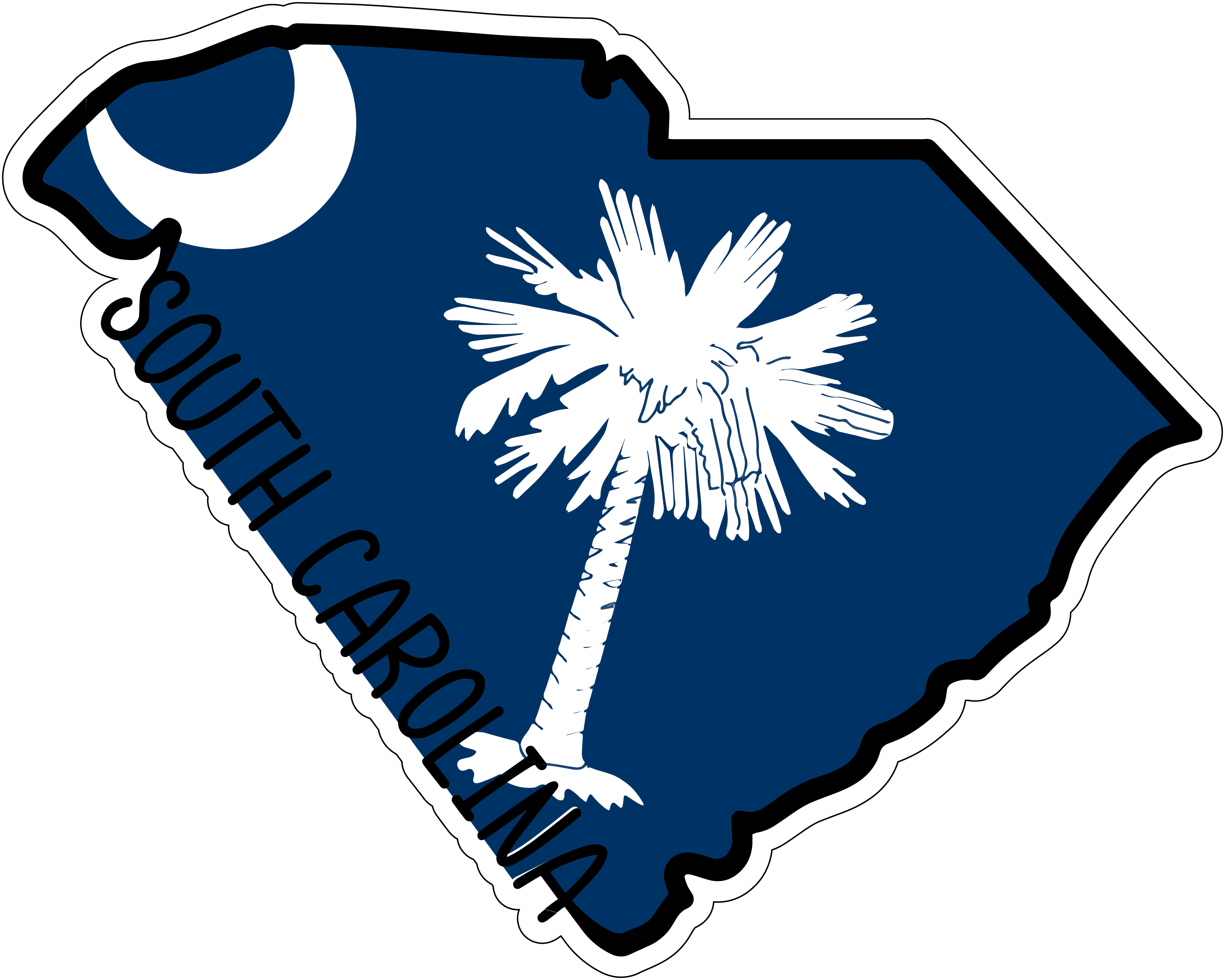 St. Pete Beach Map Oval Bumper Sticker - 4mil Vinyl Car Decal For Window Or Bumper