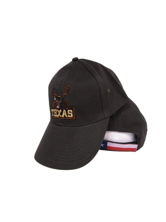 State of Texas Hunting Deer Season Hunter Olive Drab Flag Embroidered Cap Hat