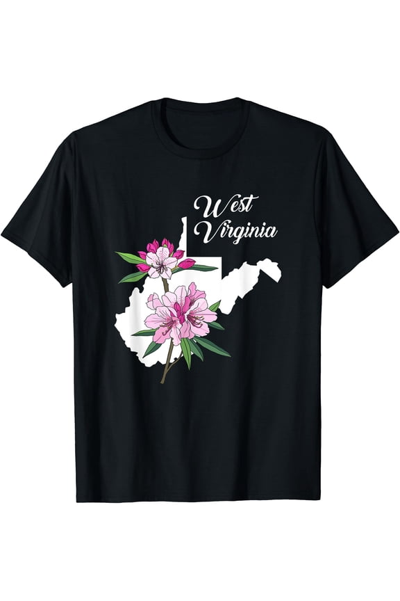 State of West Virginia Flower the Rhododendron T-Shirt