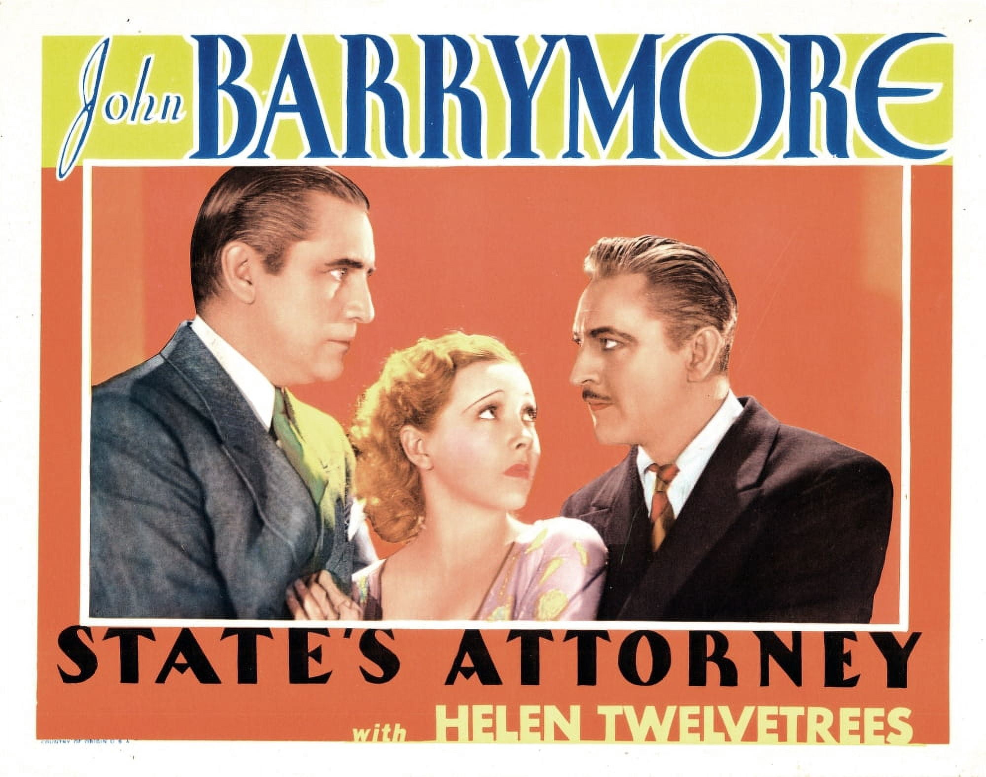 StateS Attorney Canvas Art - (28 x 22)