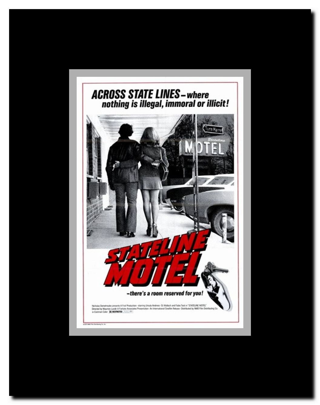 Stateline Motel Framed Movie Poster