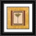 thumbnail image 1 of Stately Palm I 2x Matted 16x16 Black Ornate Framed Art Print by Mindeli, 1 of 2