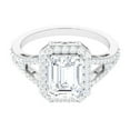 thumbnail image 1 of Rosec Jewels Statement Cubic Zirconia Engagement Ring - AAAA Quality, 14K White Gold, US 9.00, 1 of 8