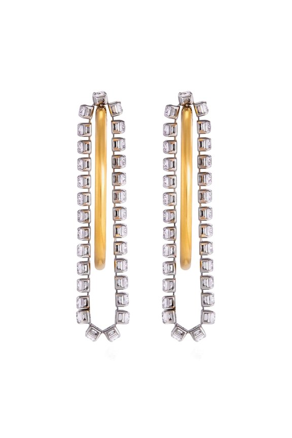 Statement Earrings With C Hoop Designs Vibranting Color Combinations And Eye Catching Tassels Movement