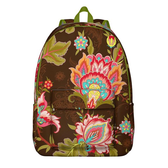 Statement Making Paisley Backpack - Boho Graphics for Self Expression, Carries Everything You Need for Day, Gift Pick for the Individualistic Thinker
