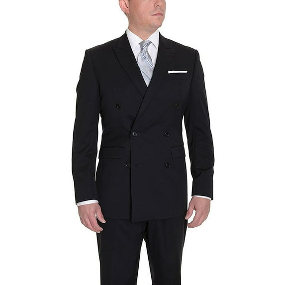 Statement Men's Modern Fit Double Breasted Two Piece Suit Set