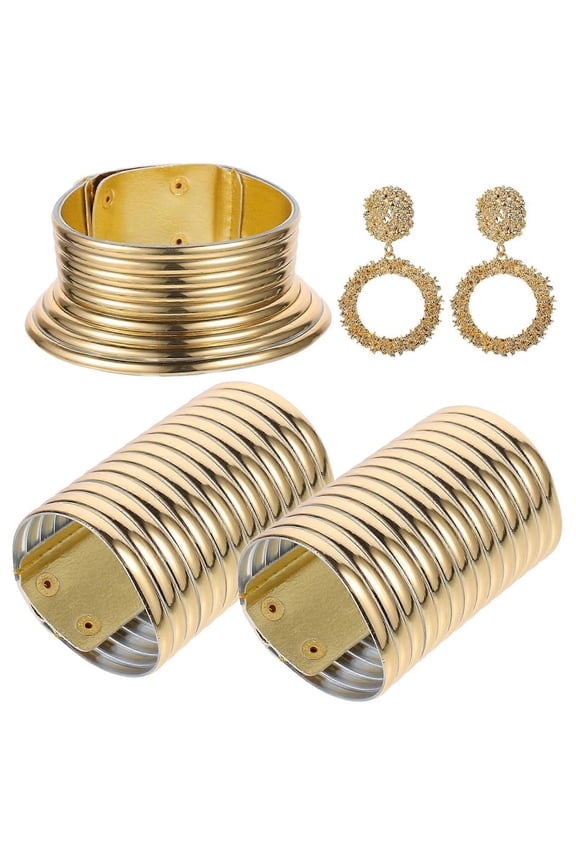 Statement Necklace Earring Set For Jewelry Enthusiasts 5Pcs Daily Wear Gift Collection