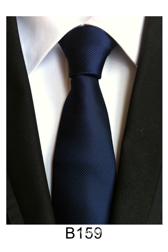 Statement of Style Men's Classic Tie Single Pack, Featuring a Premium Silk Polyester Blend and a Pronounced Woven Jacquard Stripe Pattern for Confident Formal Wear