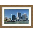 thumbnail image 1 of Staten Island Ferry, New York 2x Matted 40x28 Large Gold Ornate Framed Art Print by The Cityscape Art Print Series, 1 of 2