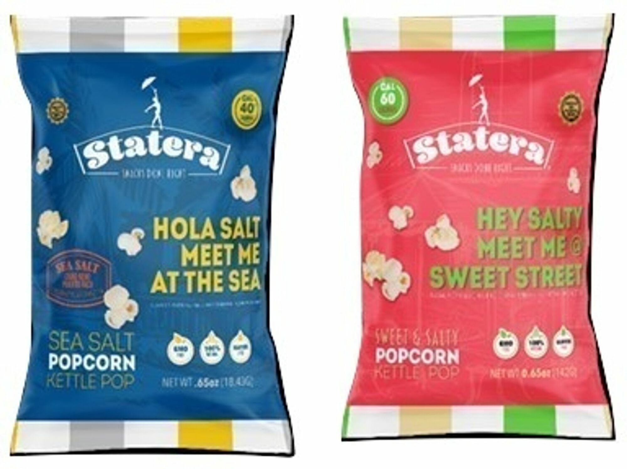 Statera Popcorn 10 Pack Mix (5 Sweet&Salty and 5 Sea Salt)