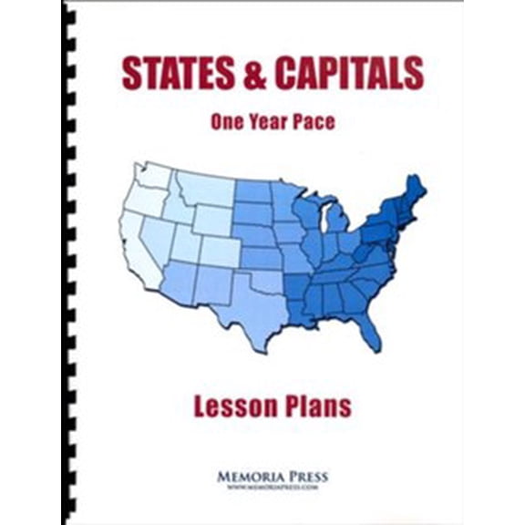 States & Capitals 1 Year Pace Lesson Plans
