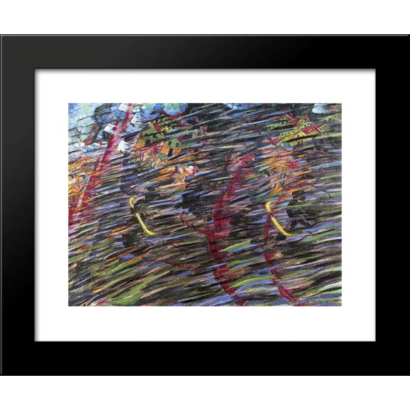 States of Mind II Those Who Go 20x24 Framed Art Print by Umberto Boccioni