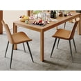 thumbnail image 1 of ZARKEA Upholstered Leather Covered Metal Dining Chair Set of 2 33", 1 of 6