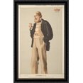 thumbnail image 1 of Statesmen No.930 Caricature of The Duke of Rutland 26x40 Large Black Ornate Wood Framed Canvas Art by James Tissot, 1 of 2