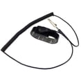 thumbnail image 1 of Static Care Metal Adjustable Swivel Wrist Strap with 6' Cord, 1 Megohm Resistor, 4mm Snap, Black, 1 of 11
