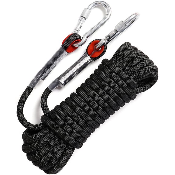 Static Climbing Ropes 35FT,50FT,100FT,150FT,200FT,250FT(Diam 10mm,16mm)