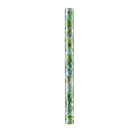 Static Cling Window Film 45 x 200 cm Decorative Privacy Glass Covering Light Transmitting Floral Pattern for Windows