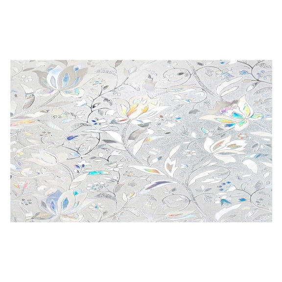 Static Cling Window Film, Heat Insulation Privacy Glass Sticker, Light Transmitting Opaque Window Cover