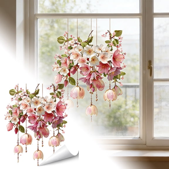 Static Cling Window Stickers Reusable Decorative Translucent Film For Home Glass Stickers Home Decor
