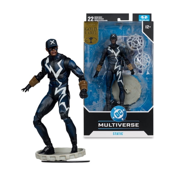 Static (DC Multiverse: Trial By Fire) 7" Action Figure Gold Label - McFarlane Toys
