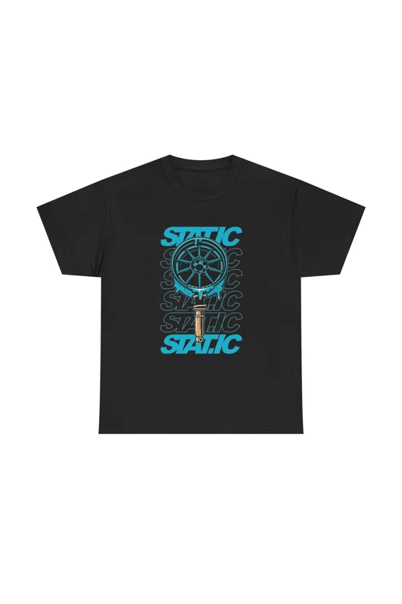 Static Drift Machine JDM Car Retro Graphic Heavy Cotton Unisex T-Shirt, up to size 5XL