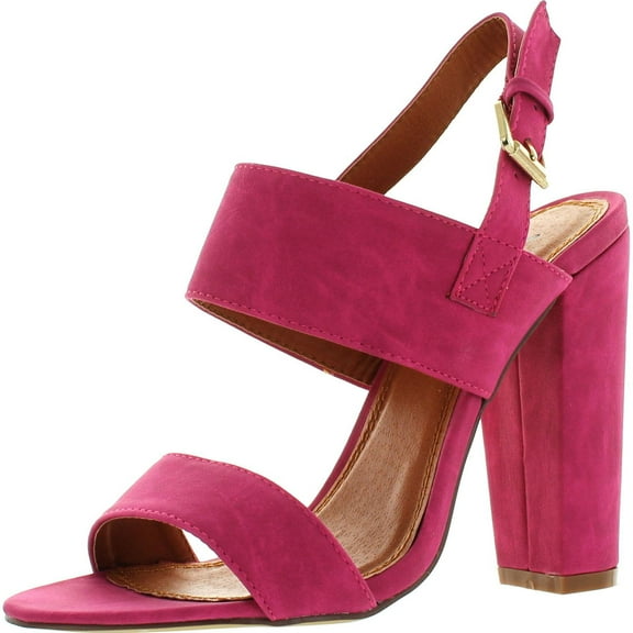 Static Footwear Fay-1 Womens Round Toe Buckle Ankle Strap Chunky Heel Dress Sandals