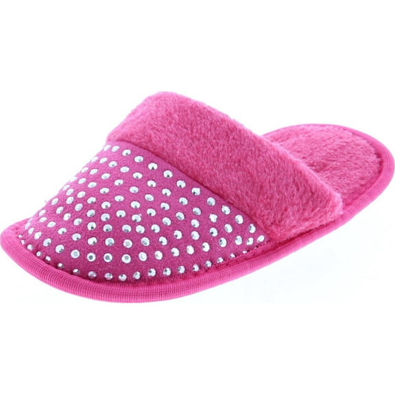 Static Footwear Girls Fashion Slip On Comfy Warm House Slippers