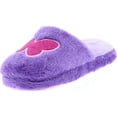 thumbnail image 1 of Static Footwear Girls Fluffy Slip On Warm House Slippers, 1 of 7