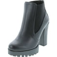 thumbnail image 1 of Static Footwear Hanna-11 Women's Platform Chunky Heel Lug Sole Chelsea Ankle Booties, 1 of 7