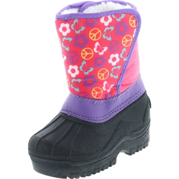 Static Footwear Kids Easy Slip On Waterproof Warm Winter Boots