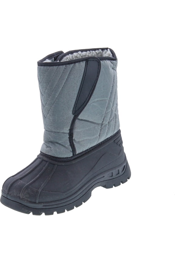 Kids Easy Slip On Waterproof Warm Winter Boots