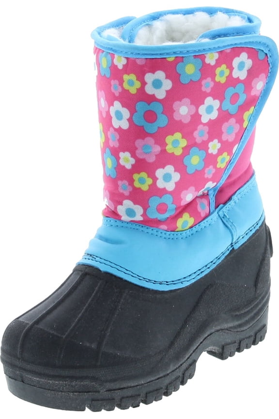 Kids Easy Slip On Waterproof Warm Winter Boots