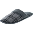 thumbnail image 1 of Static Footwear Mens Plaid Flannel Slippers, 1 of 7